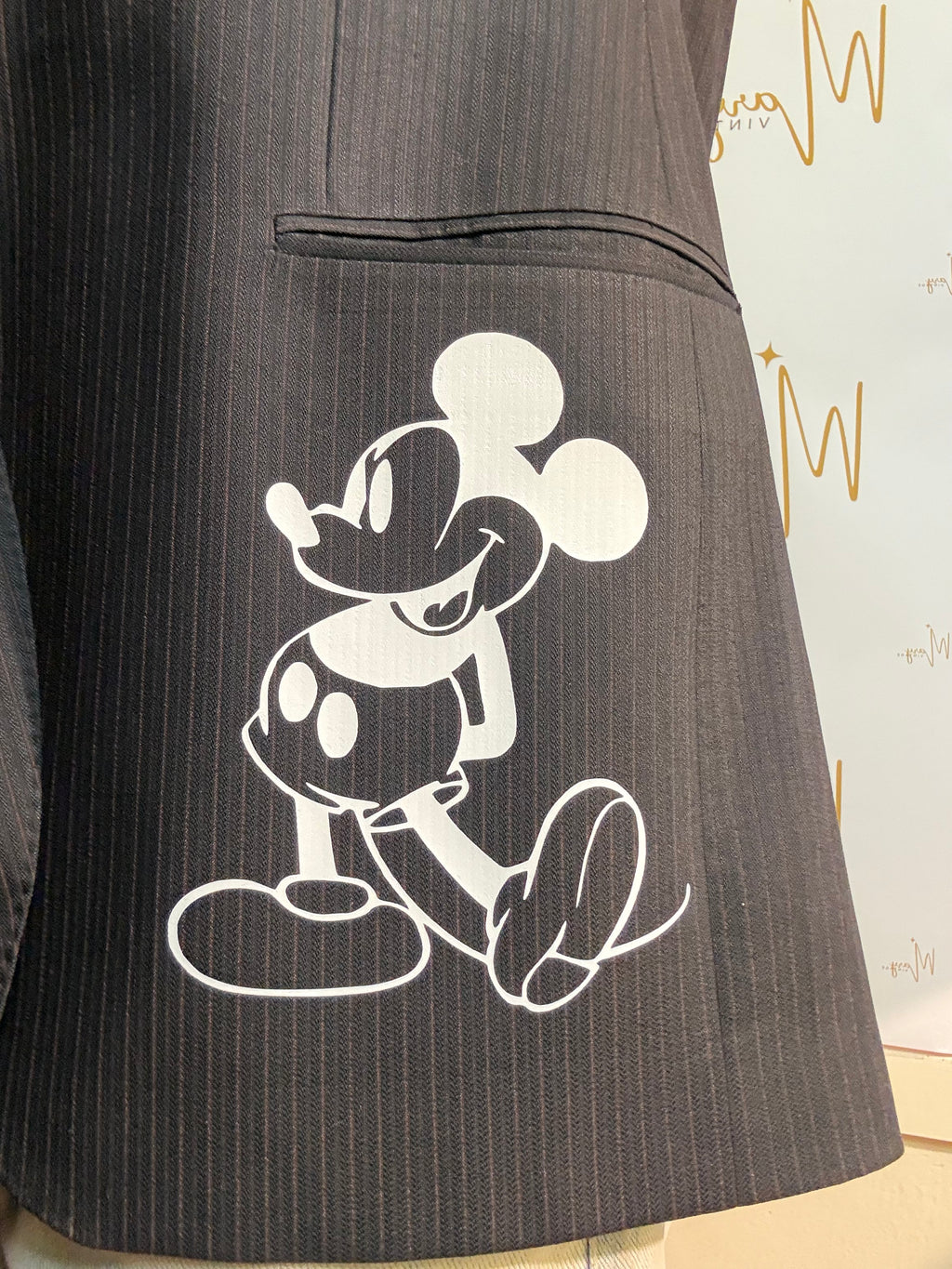 Blazer Mickey Mouse Negro customizado