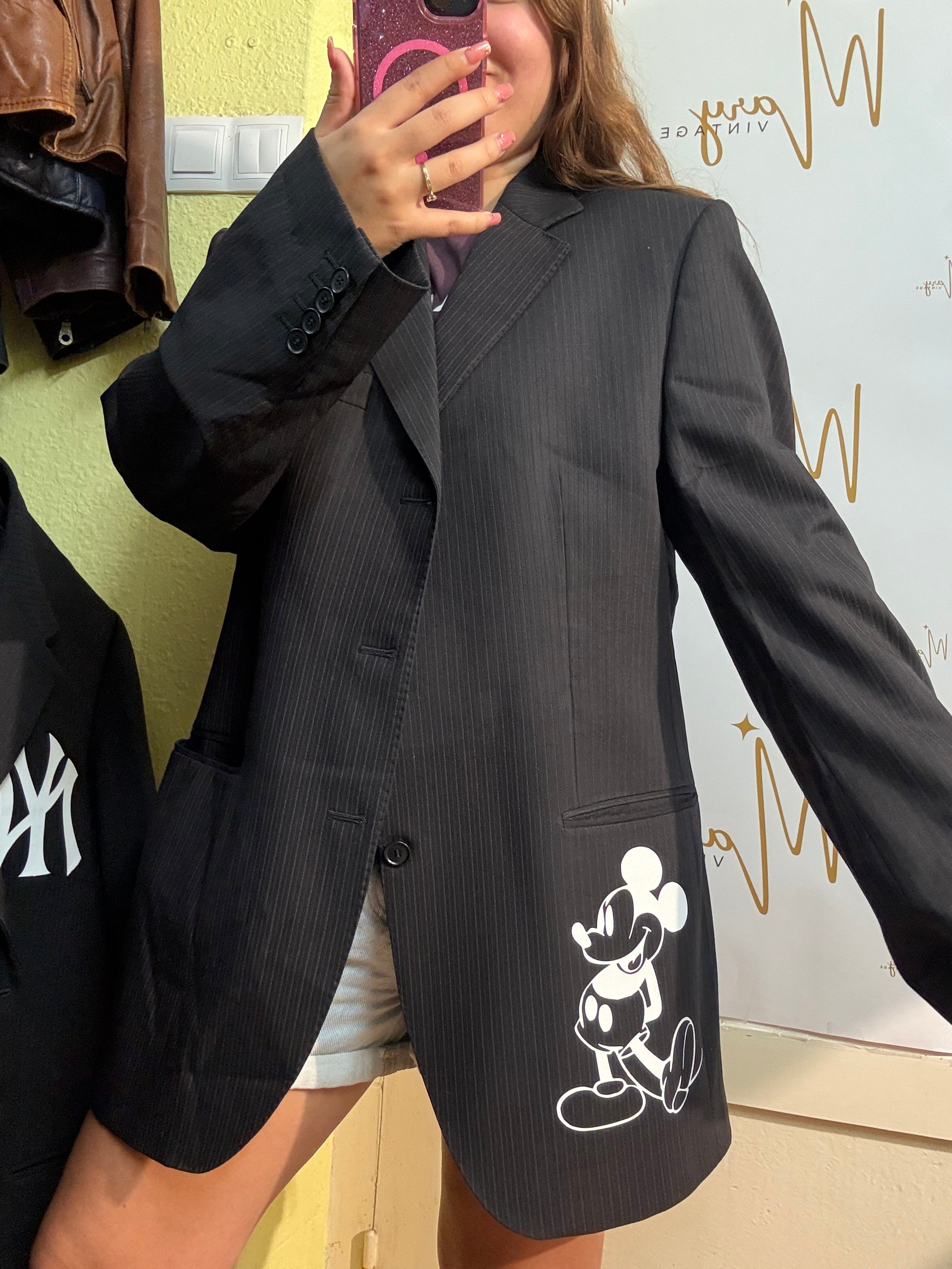 Blazer Mickey Mouse Negro customizado