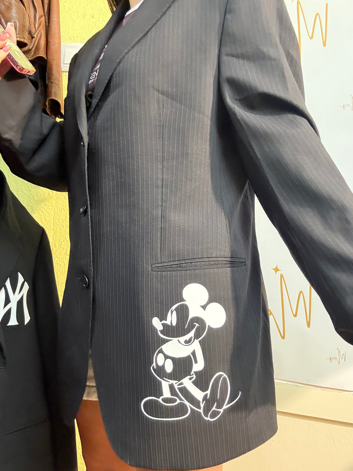 Blazer Mickey Mouse Negro customizado