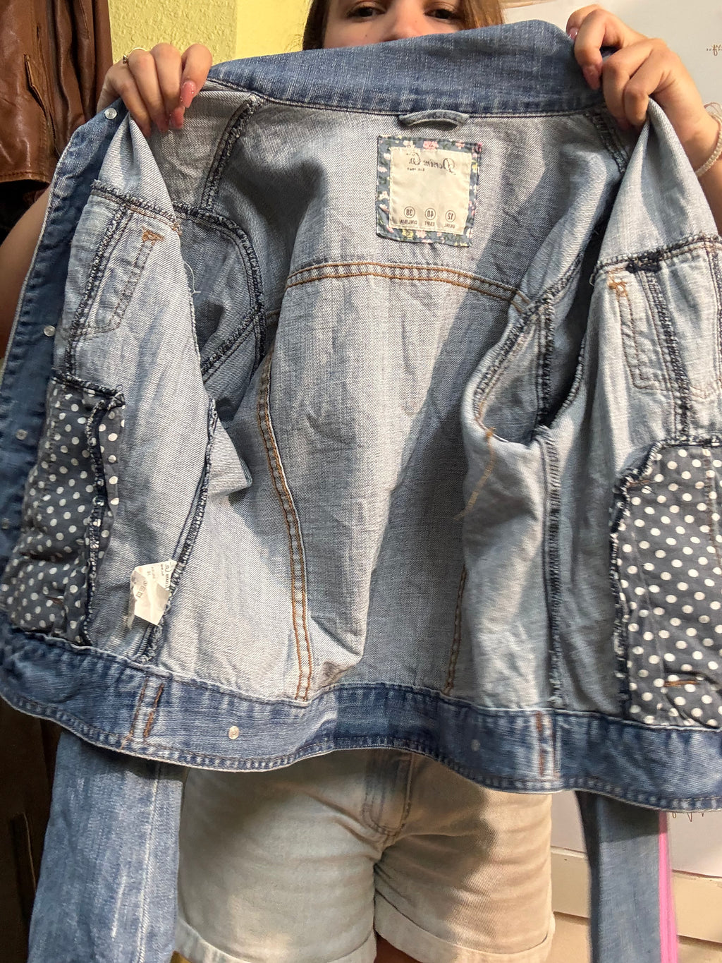 Chaqueta vaquera Adidas Inspired Pink